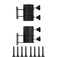 thumbnail image 5 of Support de Parasol de Terrasse en Acier Inoxydable, Pince de Fixation pour Parasol pour Rambarde de Terrasse, Pince de Parasol d'Extérieur Robuste, Noir 2 Pcs, 5 of 5