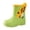 Green, variant on Toddler Girls Shoes Fashion Cute Cartoon Rain Boots Fashion Outdoor Rainy Weather Boots For Kids Vêtements Pour Enfants Size 4.5-5T