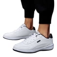 thumbnail image 4 of Espadrilles à Enfiler pour Hommes à Moins de 20 $ Hommes Talon Compensé Semelle Souple Espadrilles Semelle Souple Bout Rond Respirantes Course Chaussures Western Mode Hommes Chaussures de Course Chaussures pour Homme (Blanc, 11), 4 of 7