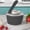 Black, variant on Fruit Vegetable Drainer, Manual Press Dewaterer, Household Kitchen Salad Dehydrator, Large Capacity, One-Click Stop, Compact Storage, for Various Fruits Vegetables