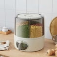 thumbnail image 4 of Storage Containers 2 - Transparent Drawer Grain Storage with Rotating 360° Mechanism and One-Click Output for Dry Food and Legumes, 4 of 4