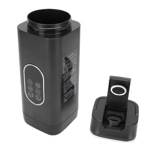 Mélangeur personnel, 420ML Capacité de coupe USB Mélangeurs portables rechargeables pour smoothies et shakes, 12 Lames USB Charger l'affichage numérique Smoothie Maker Travel Blender