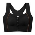 thumbnail image 4 of Timegard Front Closure Bras for Women Flower Lace Wireless Full Coverage Back Smoothing Comfortable Bra, 4 of 4