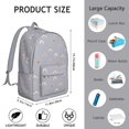 thumbnail image 2 of Geometric Vintage Canvas Backpack – Sketch Style Boho Bookbag for Students, Travel, Outdoor Use, and Daily Commuting, 2 of 5