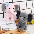 thumbnail image 3 of Wangsaura Elephant Stuffed Animal, Elephant Plush Doll Birthday Holiday Gift, 3 of 8