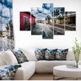 thumbnail image 1 of Magnifique Milis Rue Sardaigne - Impression d'Art sur Toile Paysage, 1 of 3