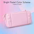 thumbnail image 5 of Carrying Case for Nintendo Switch OLED Model 2021/Switch, Light Pink - Kawaii Cute Portable Travel Case, Protective Storage Carry Bag, 5 of 5