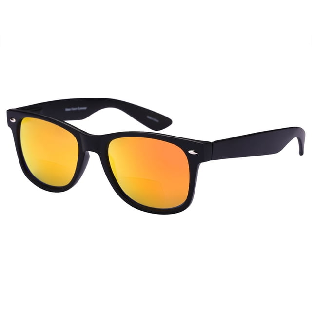 "Lovin Rays" Lunettes de Soleil Classiques Polarisées à Lignes Bifocales Presque Invisibles