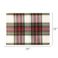 thumbnail image 2 of Fabstyles Celebration Plaid Cotton Placemats Set of 4 Christmas Machine Washable Table Mats Perfect for The Kitchen and Dining Table or Outdoor Tables, 2 of 6