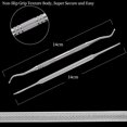 thumbnail image 2 of ORUYROP 2PCS Ingrown Toenail File and Lifter with Storage Case,100% Stainless Steel ingrown toenail Tool,Double Sided Professional Grade Nail Cleaner Tool, 2 of 7