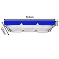 thumbnail image 1 of Housse de Balançoire Résistante aux UV, Toile de Remplacement pour Jardin et Cour, Imperméable et Résistante aux UV pour Balançoire 3 Places, 1 of 6