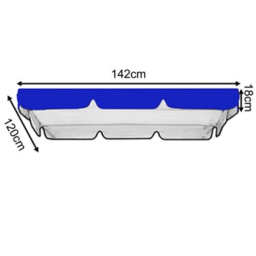 suyin Ensemble de Housses de Balancelle Imperméables Multicolores de Remplacement pour Jardin Cour Toit de Balancelle