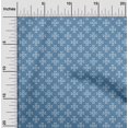 thumbnail image 2 of oneOone Cotton Cambric Medium Blue Fabric Asian Block Sewing Craft Projects Fabric Prints By Yard 56 Inch Wide, 2 of 5