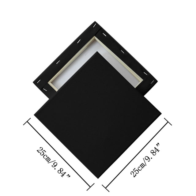 Huayishang DIY Black Oil Painting Canvas Mini And Stretched Canvas Home Decors