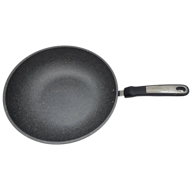 Kitchen Star Stonetec Aluminium Wok, 32 cm