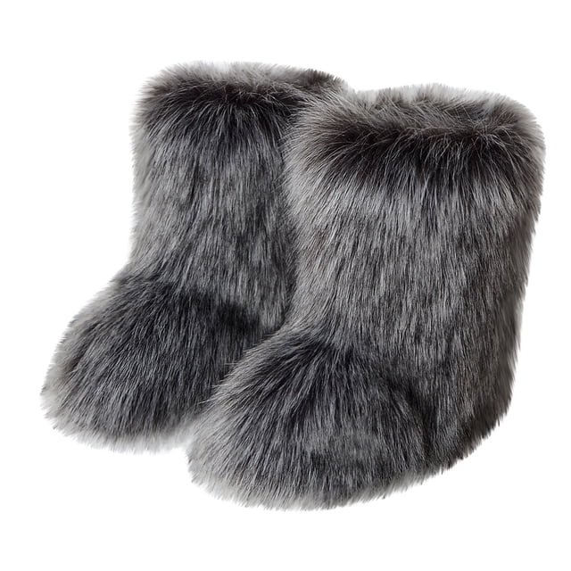 RKSTN Bottes de Neige pour Femmes Mode Couleur Imitation Plus Cachemire Neige Bottes de Neige Chaussures