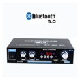 thumbnail image 1 of Car Bluetooth Stereo Amplifier Hifi Digital Audio Home Karaoke Power Amp FM USB Car Auto Amplifier With Remote Control 90W+90W ,Bluetooth 5.0, 1 of 7