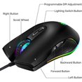 thumbnail image 1 of Souris USB-C Type C Ergonomique Filaire Souris RGB Optique, 1 of 6