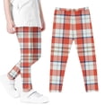 thumbnail image 2 of QIPOPIQ Leggings à Carreaux pour Filles en Liquidation, 2 of 5