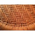 thumbnail image 2 of Natural Geo Moray Accent Stool (Set of 2) - Handwoven Orange, 2 of 4