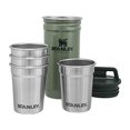 thumbnail image 1 of Stanley 10-01705-033 The Nesting Shot Glass Set Hammertone Green Set of 4-2OZ/59mL, 1 of 7