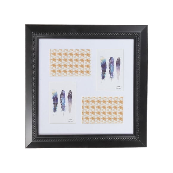 Arcadian Black Photo Frame (4 - 4 X 6)