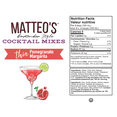 thumbnail image 5 of Matteo's Sugar Free Cocktail Syrup, Pomegranate Margarita, 750mL, 0 Calories, 0 Sugar, (Single Bottle), 5 of 5