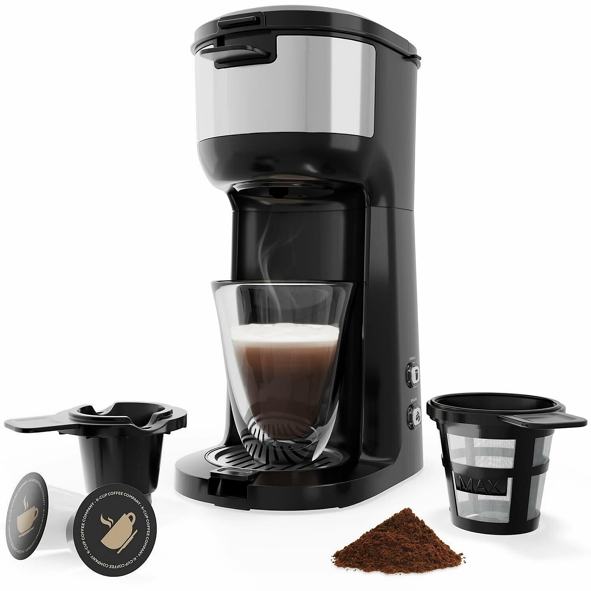 Intexca 10-Cup Programmable Coffee Maker with Glass Carafe