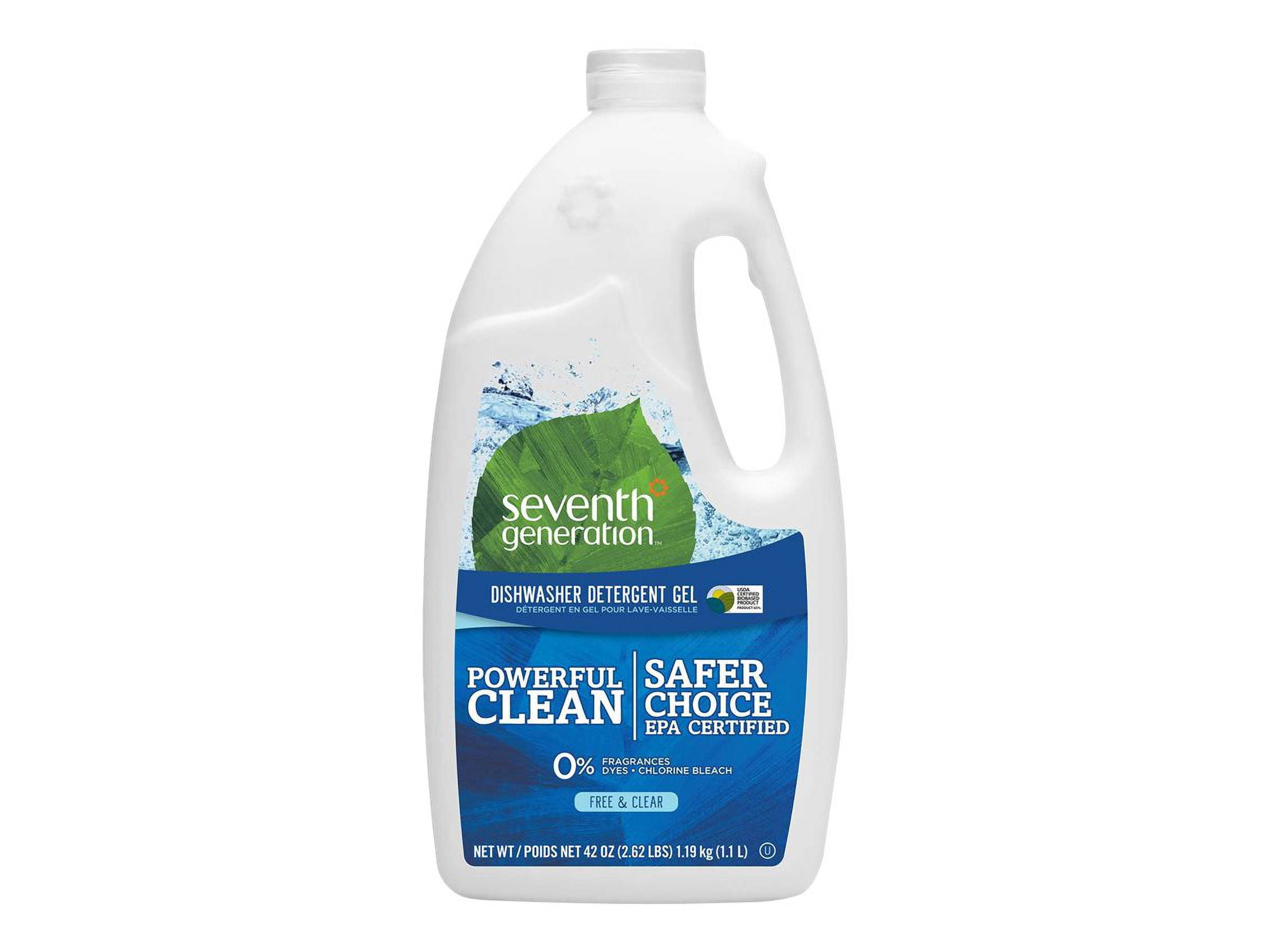 Seventh Generation 52333 Seventh Generation Free & Clear Automatic Dishwasher Gel- 6x42 OZ