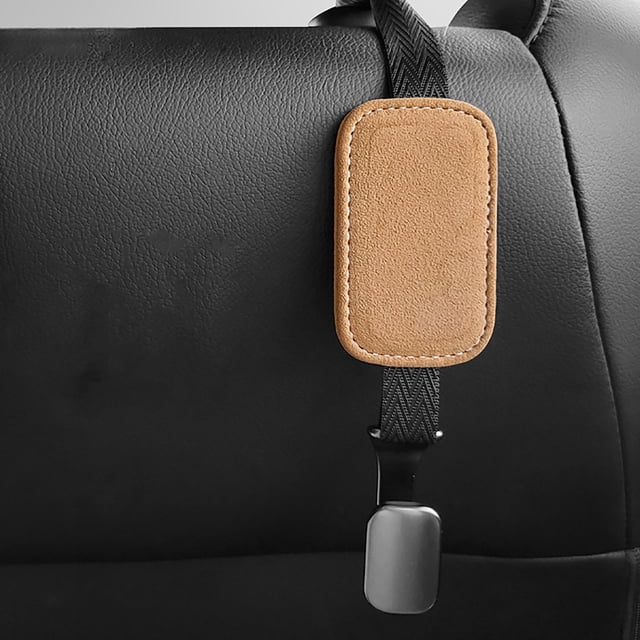 TopLLC Storage Bins Car Hook Seat Back Seat Back Multi-functional Small Hook Rear Leather Car Storage Supplies Storage Bags