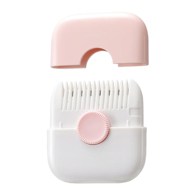 Milaget Mini Hair mer Portable Haircut Tool for Home Use Bangs Thinning Professional Pink