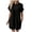 Black, variant on Women Soft T Shirt Dress Short Sleeve Casual Summer Tunic Dress Loose Loose Dress With Pockets Women'S Casual Dress Green L