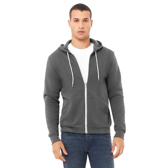 Bella + Canvas Unisex Sponge Fleece Full-Zip Hooded Sweatshirt