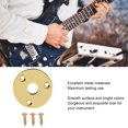 thumbnail image 3 of Guitar Jack Socket Plate, Guitar Round Metal Jack Plate Cover Guitar Jack Socket Plate For Bass With Mounting Screws, 3 of 8