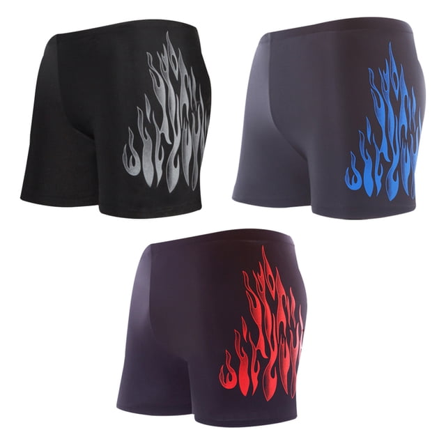 Men's Square Leg Swim Briefs Athletic Quick Dry Bathing Suit Square Leg Board Short for Men