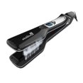 thumbnail image 1 of Salon Steam Hair Straightener Professional Nano Titanium Ceramic Steam Flat Iron with Removable Comb+Digital LCD+5 Level Adjustable Temperature+Auto Temperature Lock, Black, 1 of 8