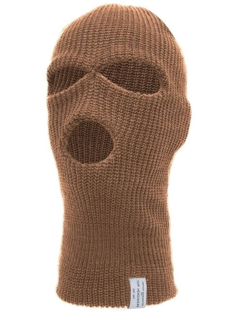 TopHeadwear Masque de Ski d'Hiver à 3 Trous - Kaki