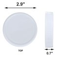 thumbnail image 3 of 48X Regular Mouth Lids for Mason Jar Lids Plastic Storage Caps for Mason Canning Jars and More, Standard, Dia 70mm, 3 of 7