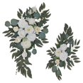 thumbnail image 2 of Xingzhi 2x Wedding Arch Flowers Sunflowers Decor Rustic for Backdrop Door Party white, 2 of 5