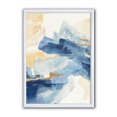 thumbnail image 1 of Designart Or métallisé Indigo II Art mural encadré, 1 of 3