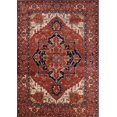 thumbnail image 1 of Ahgly Company Indoor Rectangle Mid-Century Modern Dark Almond Brown Persian Area Rugs, 8' x 10', 1 of 6