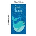 thumbnail image 3 of TopLLC Microfiber Beach Towel, Oversized Cute Animal Pattern Sand-Free Beach Towel, Thin Lightweight Absorbent Quick Dry Pool Towels Soft Breathable Travel Bath Towel for Adults Kids(30"x59"), 3 of 4