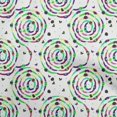 thumbnail image 1 of oneOone Rayon Light Green Fabric Abstract Circle Craft Projects Decor Fabric Printed By The Yard 56 Inch Wide, 1 of 4
