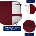 thumbnail image 3 of 2024 Reversible Quilted Sofa Cover  Water Resistant Slipcover Furniture Protector  Washable Couch Cover with Non Slip Foam and Elastic Straps for Kids  Dogs  Pets (Small  Pink/Beige), 3 of 7