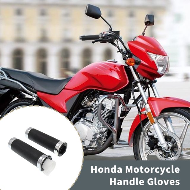 1 Pair Motorcycle Handlebar Throttle Tube Handle Grip Replacing Tube Motorcycle Grips Part Repairing Accessory Replacement for T250 Magna250 1995-1997