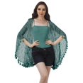 thumbnail image 2 of Moomaya Vêtements de Plage Imprimés pour Femmes Boléro à Franges Cache-Maillot Cardigan, 2 of 5