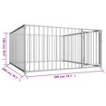 thumbnail image 4 of vidaXL Chenil Extérieur pour Chien 200x200x100 cm, 4 of 4