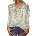 thumbnail image 1 of Cardigan pour Filles T-shirt Ample Imprimé de Mode pour Femmes Blouse à Manches Longues Col Rond Hauts Décontractés Cardigan pour Femmes en Liquidation, 1 of 4