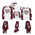 thumbnail image 1 of Birdeem Ensemble de Pyjamas Assortis pour la Famille de Noël pour Hommes, Chemisier à Carreaux Imprimé Hauts+pantalons, 1 of 1