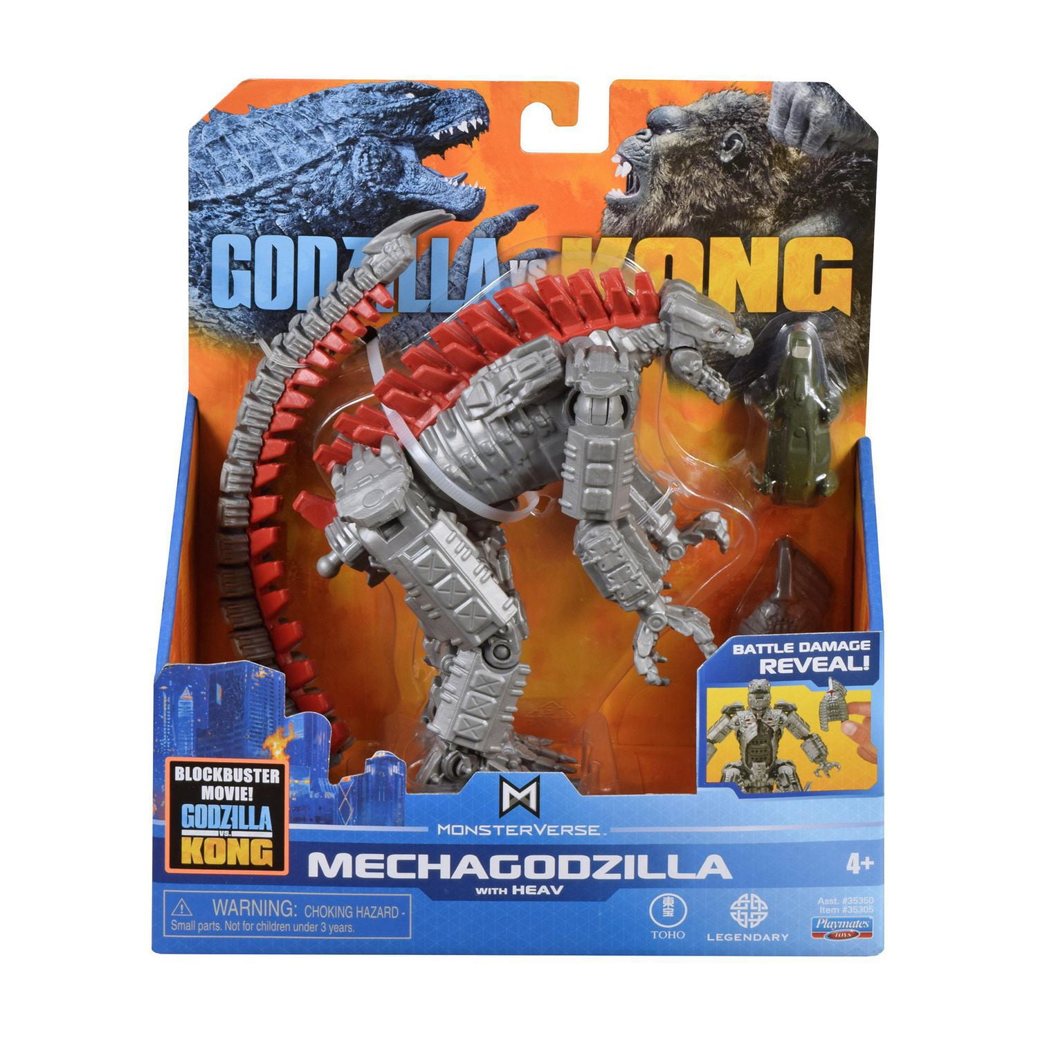 Playmates - Monsterverse - Godzilla Vs Kong - Mechagodzilla Figure 6" (15 cm)